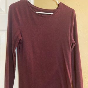 Maroon Long Sleeve T